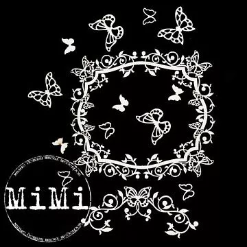 Набор украшений из чипборда "Резная коллекция. Бабочки" (MiMi Design)