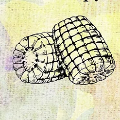 Штамп "Кукуруза 2", 3,5х2,5 см (Креатив)