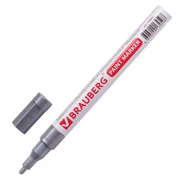 Маркер лаковый "Серебряный" (Brauberg)