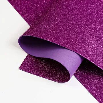 Лист фоамирана 60х70 см с глиттером "Бургунди"