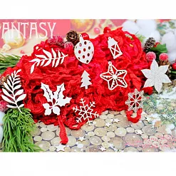 Набор украшений из чипборда "Новогодний 2" (Fantasy) Набор украшений из чипборда "Новогодний 2" (Fantasy)