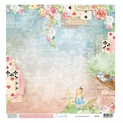 Бумага 30х30 см "Малышка Алиса. Лист 03" (Scrapodelie)