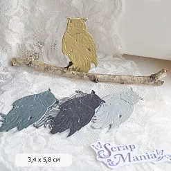 Нож "Ворожея. Филин", 3,4х5,8 см (ScrapMania)