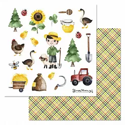 Набор бумаги 20х20 см для вырезания и вдохновения "Профессии", 6 листов (ScrapMania)