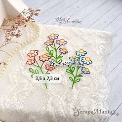 Нож "Длинные растения. Мелкоцветы с полей", 3,5х7,3 см (ScrapMania)