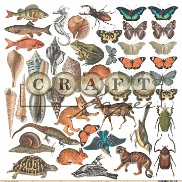 Бумага "Самая нужная. Фауна" (CraftPaper)