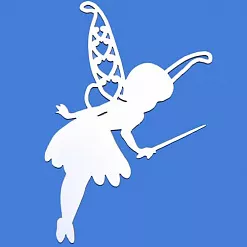 Украшение из чипборда "Маленькая фея" (ПроСвет) Украшение из чипборда "Маленькая фея" (ПроСвет)