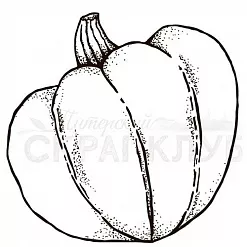 Штамп "Тыква пузатенькая" (Скрапклуб) Штамп "Тыква пузатенькая" (Скрапклуб)