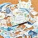 Набор высечек из бумаги "Океания", 37 шт (ScrapMania)