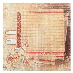 Набор бумаги 15х15 см "En Francais", 48 листов (Prima Marketing)