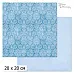 20х20 Бумага "Фономикс. Голубой. Дизайн 1" (ScrapMania)