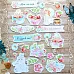 Набор высечек из бумаги "Клубничное детство", 26 шт (ScrapMania)