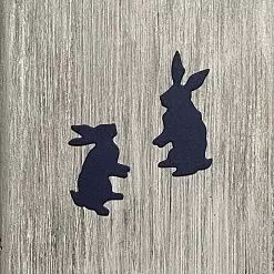 Нож "Зайцы", 2,3х4,5 см (ArtScrap) Нож "Зайцы", 2,3х4,5 см (ArtScrap)