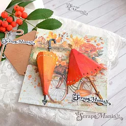 Нож "Зонтик объёмный", 5,7х7,8 см (ScrapMania)