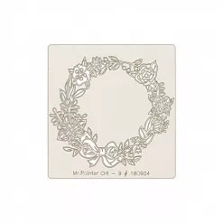 Украшение из чипборда "Рамка. Цветочный атлас. Полевые цветы" (Mr.Painter) Украшение из чипборда "Рамка. Цветочный атлас. Полевые цветы" (Mr.Painter)