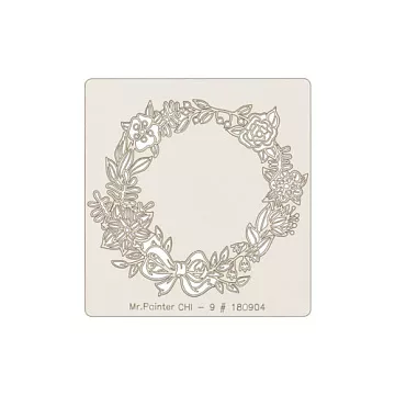 Украшение из чипборда "Рамка. Цветочный атлас. Полевые цветы" (Mr.Painter)