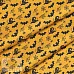 Отрез ткани 79х50 см "Хэллоуин на горчице" (Cotton)