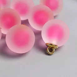 Набор акриловых украшений "Шар. Матовый розовый" (АртУзор)