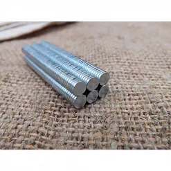 Набор магнитов "Круглые", диаметр 5 мм, толщина 1 мм, 20 штук