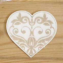 Украшение из чипборда "Сердце 9" (Просто небо)