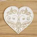 Украшение из чипборда "Сердце 9" (Просто небо)