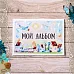 Тканевая карточка "Веселый паровозик. Мой альбом 2" (ScrapMania)