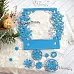Нож "Снежная рамка", 11х12,5 см (ScrapMania)