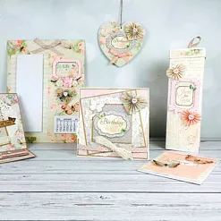 Набор бумаги 20х20 см "Floral muse", 48 листов (Dovecraft)