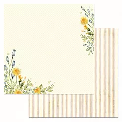 Набор бумаги 20х20 см "Варенье из одуванчиков", 12 листов (ScrapMania)