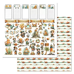 Бумага "Маленький пират. Теги" (ScrapMania)