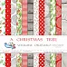 Набор бумаги 30х30 см "Christmas tree. Рождественская елка", 12 листов (Польша)