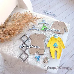 Нож "Детство. Одежда для мальчика", 5,1х6,6 см (ScrapMania)