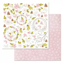 Бумага "Новогодняя Ванилька. Детали" (ScrapMania) Бумага "Новогодняя Ванилька. Детали" (ScrapMania)