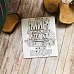 Чипборд "Путешествия. Мир-это книга", 9,5х7 см (Белый кот)