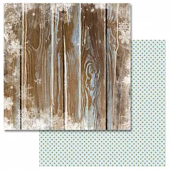 Набор бумаги 30,5х30,5 см "Эко-зима", 9 листов (ScrapMania)