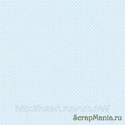 Бумага Горошек голубой (Россия)