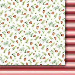 Набор бумаги 30х30 см "Christmas tree. Рождественская елка", 12 листов (Польша)