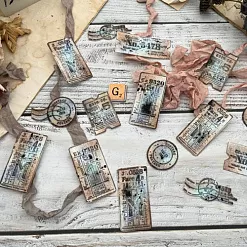 Штамп "Фрагменты прошлого №2", 5,7х3 см (AgiArt)