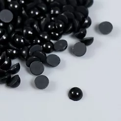 Набор полужемчужин "Чёрный", 0,6 см (АртУзор) Набор полужемчужин "Чёрный", 0,6 см (АртУзор)