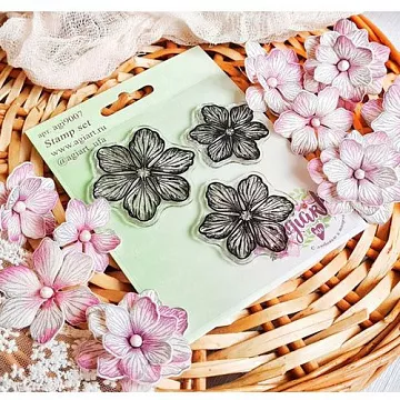 Штамп "Ветренница", 4,8х4,4 см (AgiArt)