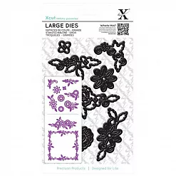 Набор ножей для вырубки "Цветы. Собери рамку" (DoCrafts)