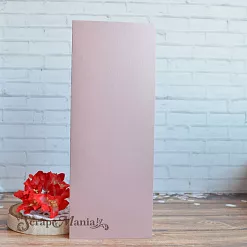 Заготовка для открытки 8,5х22 см из дизайнерской бумаги Sirio Pearl Misty Rose