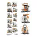 Лист с картинками 10х30 см "Стальное сердце. Суккуленты" (ScrapMania)