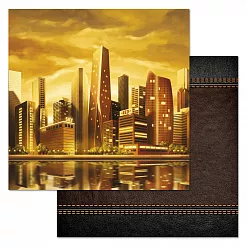 Набор бумаги 30,5х30,5 см "Мужчина на миллион", 12 листов (ScrapMania)