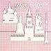 Чипборд "Москва", 13,1х13,6 см (Scrapiki)
