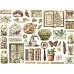 Набор вырубок из плотного картона "Herbarium Silvae", 40 шт (Stamperia) Набор вырубок из плотного картона "Herbarium Silvae", 40 шт (Stamperia)
