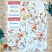 Набор высечек из бумаги "Снежная клюква", 71 шт (ScrapMania)