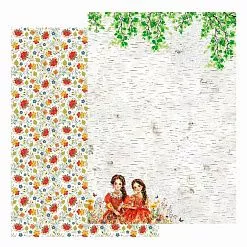 Набор бумаги А4 "Русские традиции", 7 листов (Scrapmama)