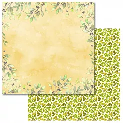 Набор бумаги 30,5х30,5 см "По грибы, по ягоды", 9 листов (ScrapMania)