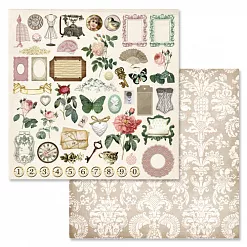 Бумага "Сад герцогини. Картинки 2" (ScrapMania)
